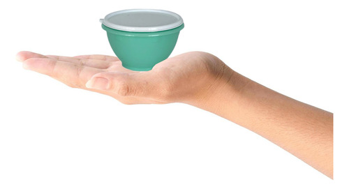 10 Mini Contenedores Plástico Snack Lunch Aderezo 100 Ml C/u