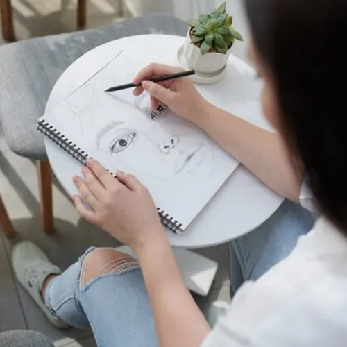 Cuaderno Sin Pauta Tapa Dura Ideal Para Artes Dibujo