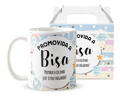 Caneca Presente Especial Criativo Gravidez Para Bisa Bisavó