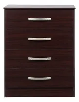 Comprar Comoda Cajonera Chifonier 4 Cajones Marron 75 Cm Melamina Color Wengue