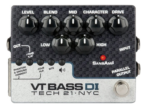 Tech21 Sansamp Vt Bass Di / Para Bajo Electrico / Cs-vtb-di