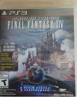 Final Fantasy Xiv La Experiencia Completa Ps3 Nuevo Sellado