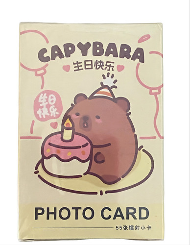 Photo Card De Capybara 55 Pcs