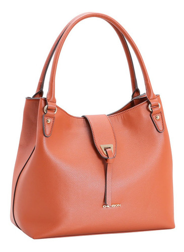 Bolso de hombro Chenson Original Hobo Hardware para mujer, color marrón
