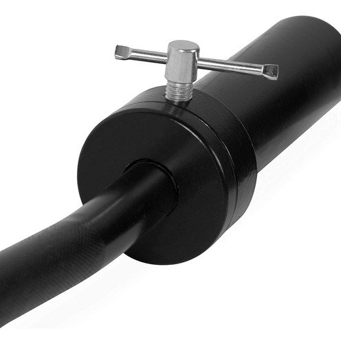 Barra Ez Curl Olímpica 120 Cm Cap Barbell 7 Kg Negro