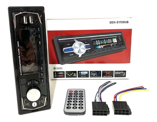 Imagen 3 de 10 de Autoestereo Bluetooth Mp3 Usb Sd Fm Lcd Control Remoto