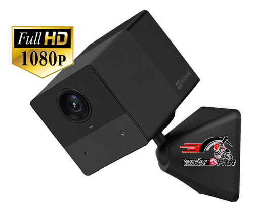 Ezviz Bc2 - Câmera de segurança Wi-Fi interna de 2mp com bateria Preta