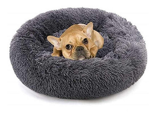 Cama Donut Gris Oscuro - L