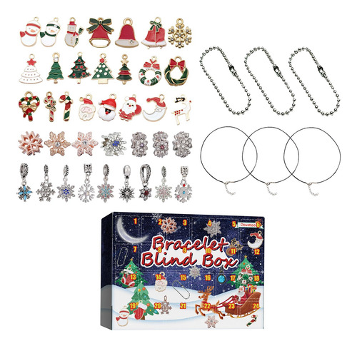 Calendario De De Adviento De Navidad 24 Días Diy Pulsera