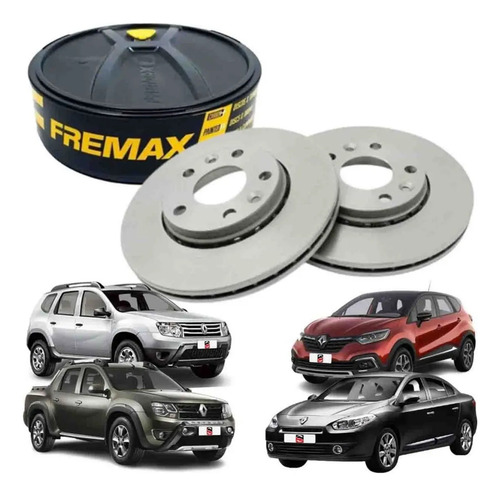 Disco Freio Dianteiro Renault Captur 1.3 Turbo 2021 A 2024