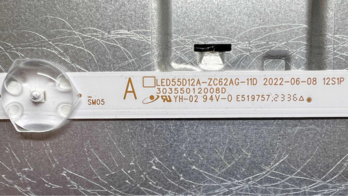 Kit Leds Original Onn 100012586 Led55d12a-zc62ag-11d 12s1p (Usado)