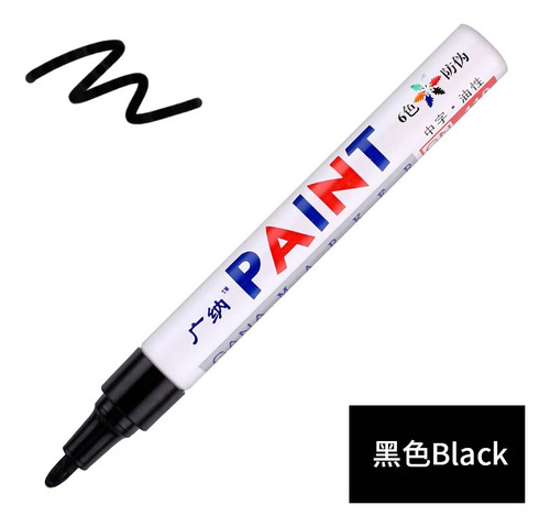 Marcador Paint Multiuso Para Cauchos, Cuero Y Piedra