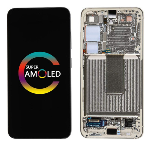P-m Pantalla Amoled Con Marco Para Samsung S23 Sm-s911b S911