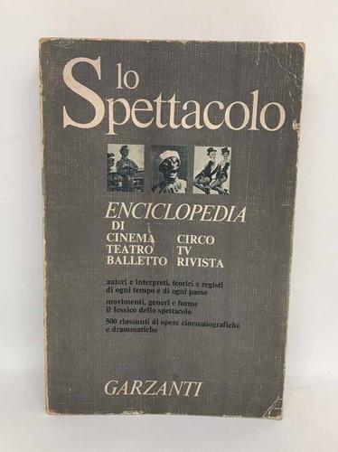 Lo Spettacolo, Enciclopedia Di Cinema Teatro Balleto Circo 