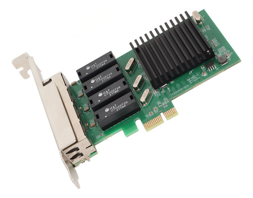 Placa De Rede Rj45 Pcie 4 Portas 1000mbps Transmissão Pci