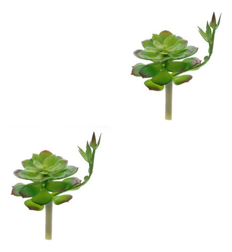 2 Plantas Artificiales Decorativas Con Flores De Loto Sucule