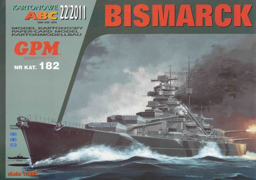 Kms Bismarck / Papercraft - Gpm 182