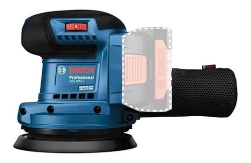 Lixadeira Roto Orbital A Bateria 18v 5 -125mm Bosch