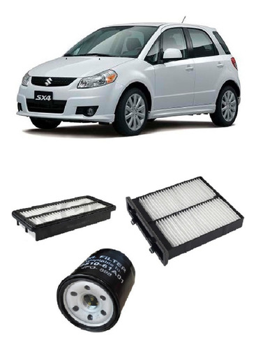 Kit Filtros Suzuki Sx4 2.0 2015 2016 2017 2018 2019