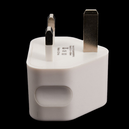 2 Adaptadores De Cargador De Pared Usb Universal De 3 Pines