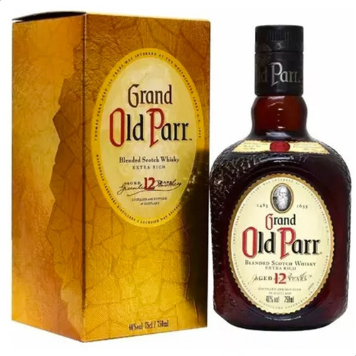 Whisky Old Parr De Luxe 750ml Whiskey Escoces Scotch Blended