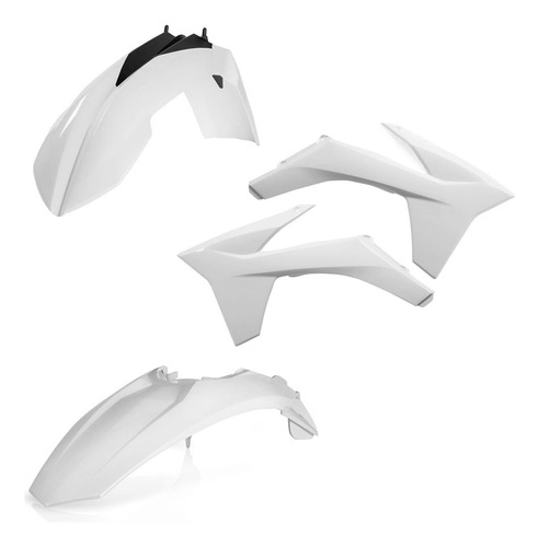 Kit Plasticos Cachas Ktm Sx 150 2012 Blanco Rtech