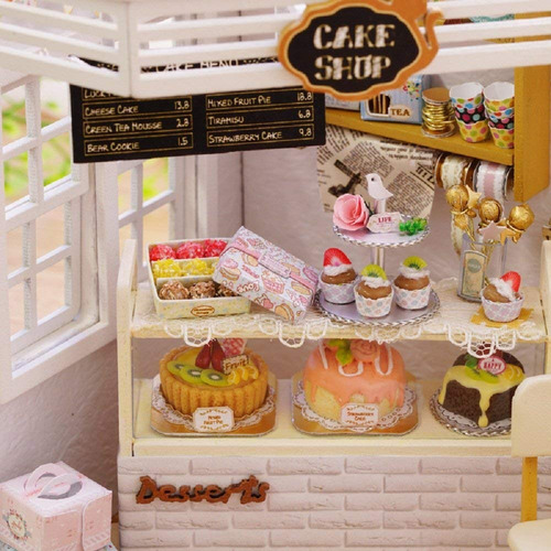 Flever Casa De Muñecas En Miniatura De Bricolaje Casa Y Kit