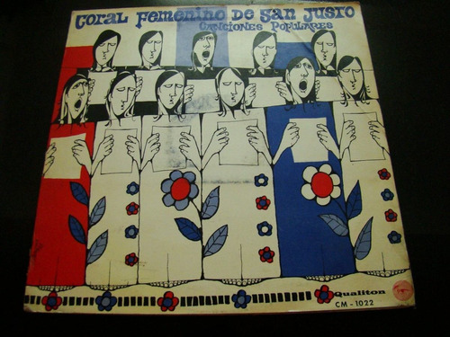 Coral Femenino De San Justo Canciones Populares 1967 Vinilo