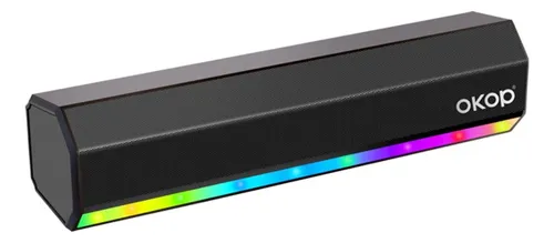 Parlante Pórtatil Bluetooth Okop Kp-557 Led Rgb