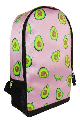 Mochila Aguacate Rosa Niña Escolar Juvenil Dama Kawaii