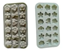 Comprar Molde De Silicona Flores Moños Para Velas Jabones Bombones