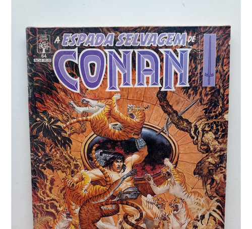 A Espada Selvagem De Conan Nº 64 - Ed. Abril - 1990