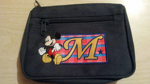 Cosmetiquera Mickey Mouse Doble Cierre Original Disney