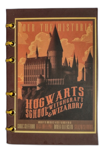 Cuaderno Harry Potter Hogwarts School Personalizado 120hojas