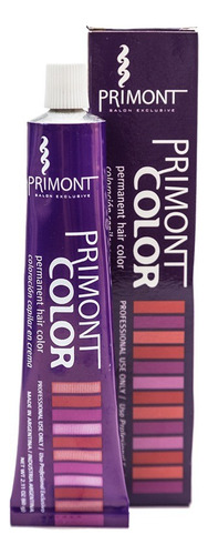 Tintura Primont Tonos Cobrizos Rojizos Con Oxidante