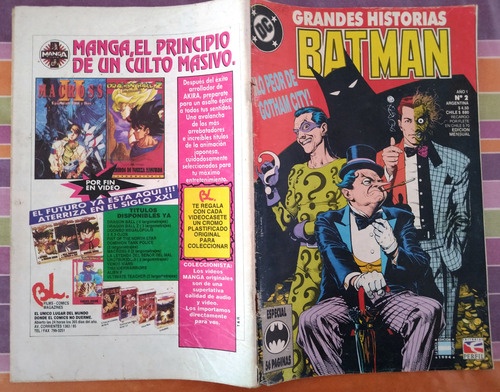 Comic Batman - Grandes Historias - N°2 - Usado (Usado)