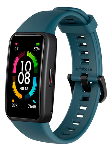 Correa Compatible Con Huawei Band 6 Colores Azul Turqueza