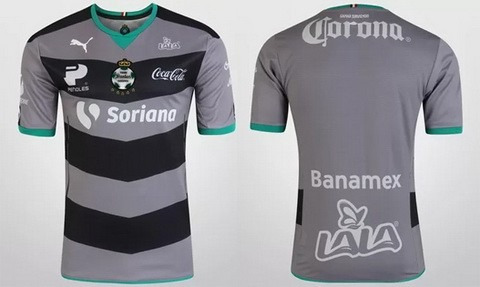 Jersey Santos Laguna Local Y Tercero 2015-2016