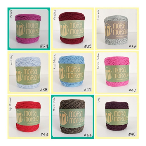 Hilos Algodon Multihebras Para Tejer 100g