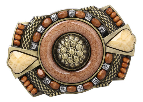 Hebilla De Vaquero Indio Boho Occidental Para Hombre, Nativo