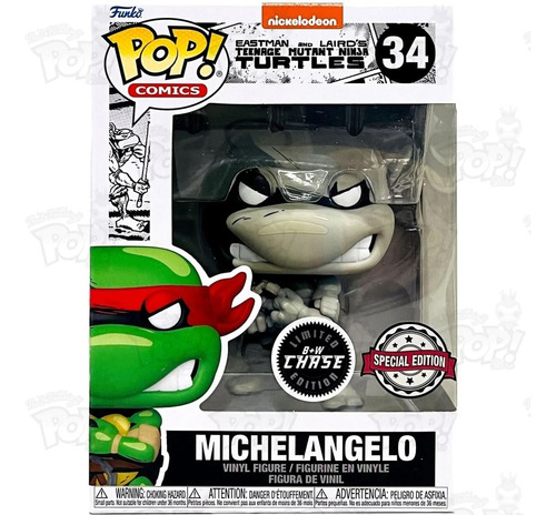 Funko Pop Teenage Mutant Ninja Turtles - Michelangelo Chase