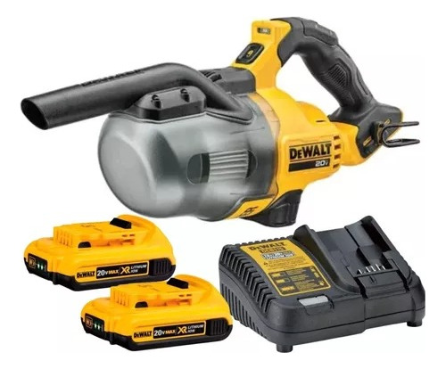 Aspirador De Pó Portátil Dcv501hb Dewalt 2bat 2ah 20v Carreg