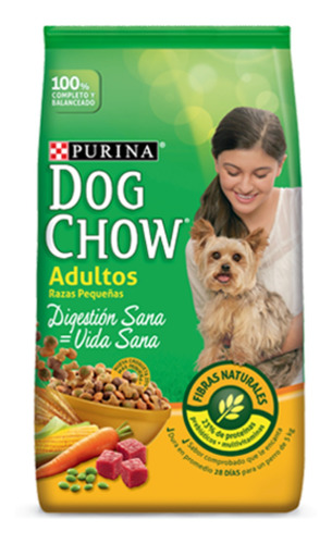 Alimento Dog Chow Vida Saudável Digestão Saudável Raças pequenas para cão adulto de raça pequena sabor mix em sacola de 1kg