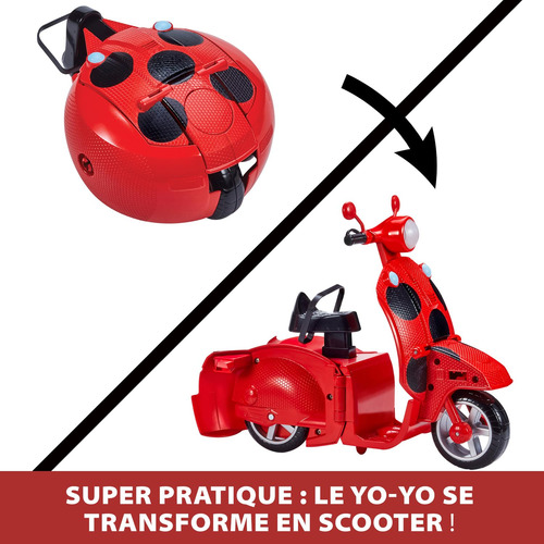 Muñeca Playset Bandai Miraculous Ladybug Switch N Go Scooter