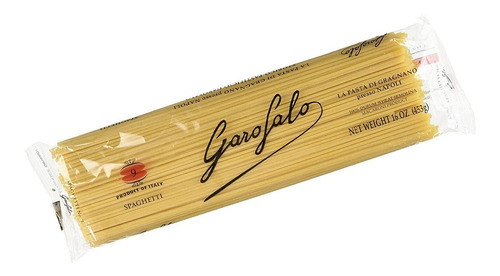 Fideos Spaghetti Garofalo Semola 500 Gr Origen Italia 