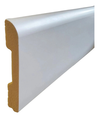 Zocalo 7cm Blanco Mate Eps Pvc Plástico Por Tira Larga Arq70