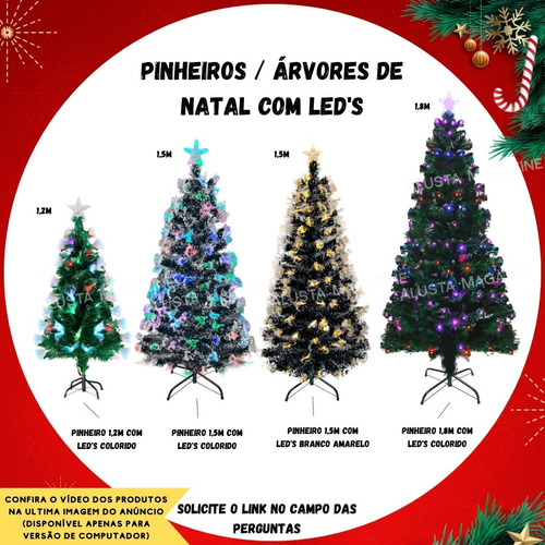 Kit 76 Enfeites Para Árvore De Natal Bola Sino Presente Luxo | Frete grátis