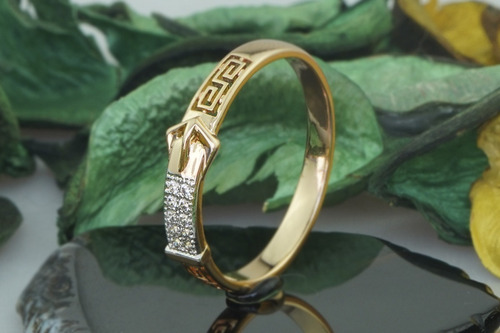 Imagen 4 de 10 de Anillo Regalo Mama Compromiso Boda Dama Oro Amarillo 18k