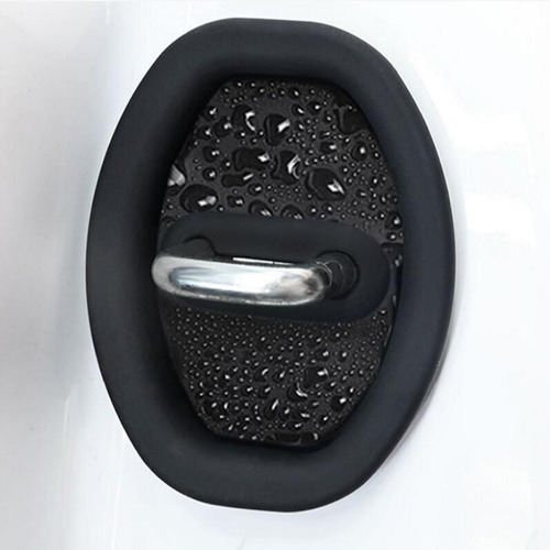 Protector De Cerradura De Puerta De Silicona Para Negro