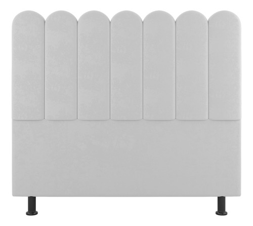 Cabeceira Cama Box King Size Lana 195cm Sintético Branco